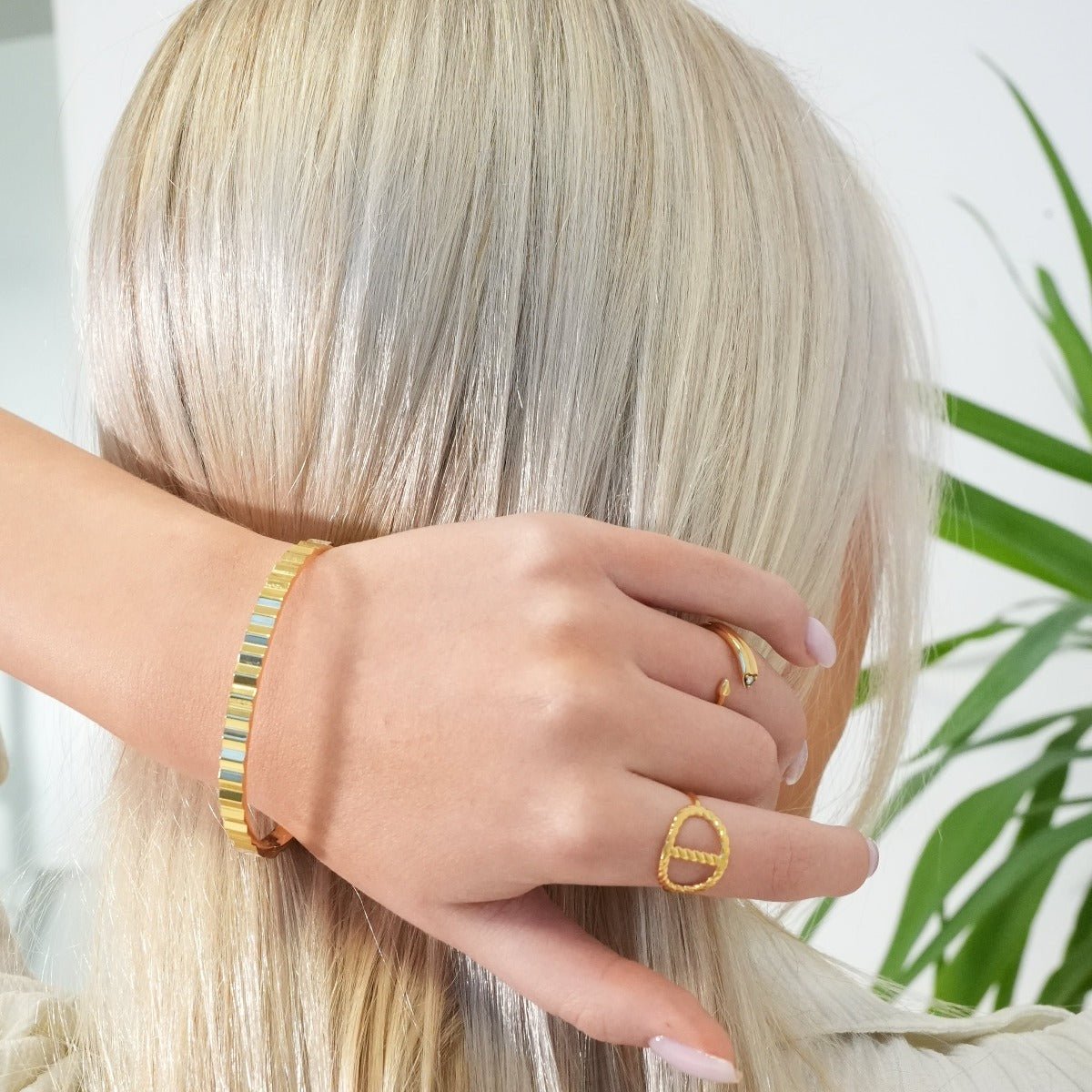 Éclat Adjustable Ring - 18k Gold Plated