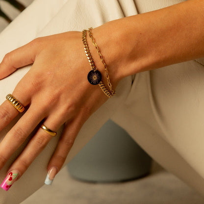 Comfort-Fit 18k Gold Plated Wedding Band