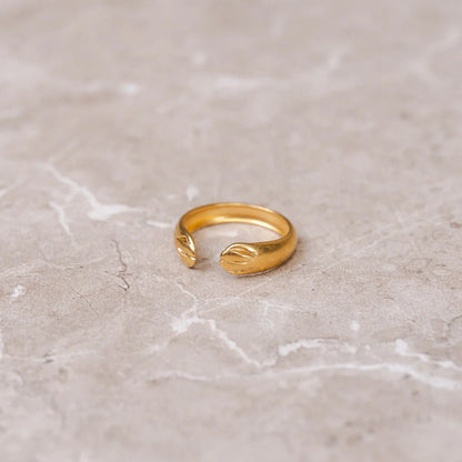 Embrace Adjustable Ring 18k Gold Plated