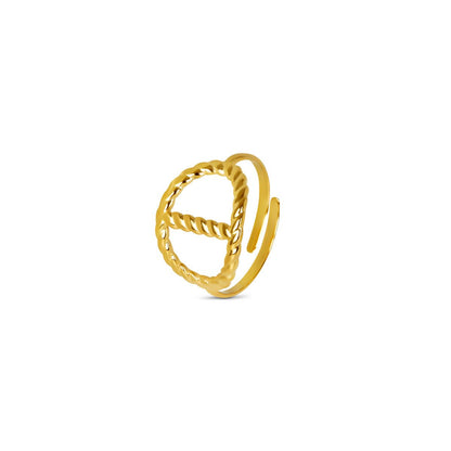 Éclat Adjustable Ring - 18k Gold Plated