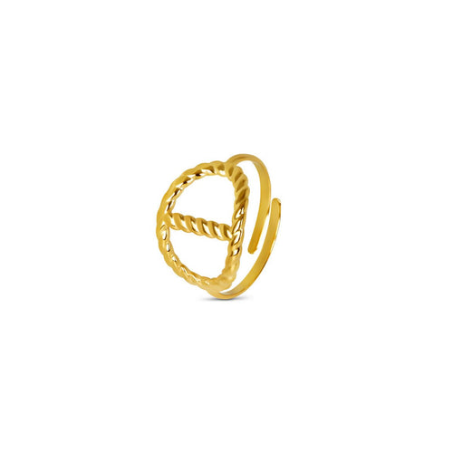 Éclat Adjustable Ring - 18k Gold Plated