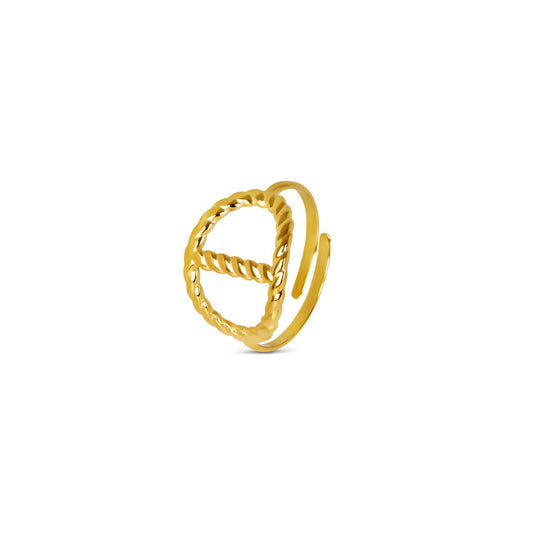 Éclat Adjustable Ring - 18k Gold Plated