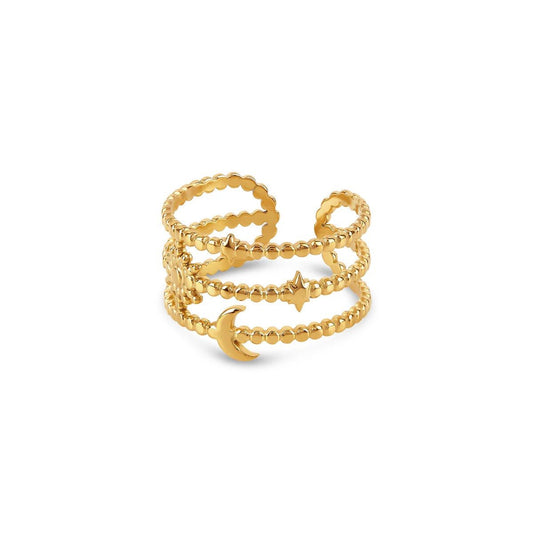 Sky Adjustable Ring - 18k Gold Plated