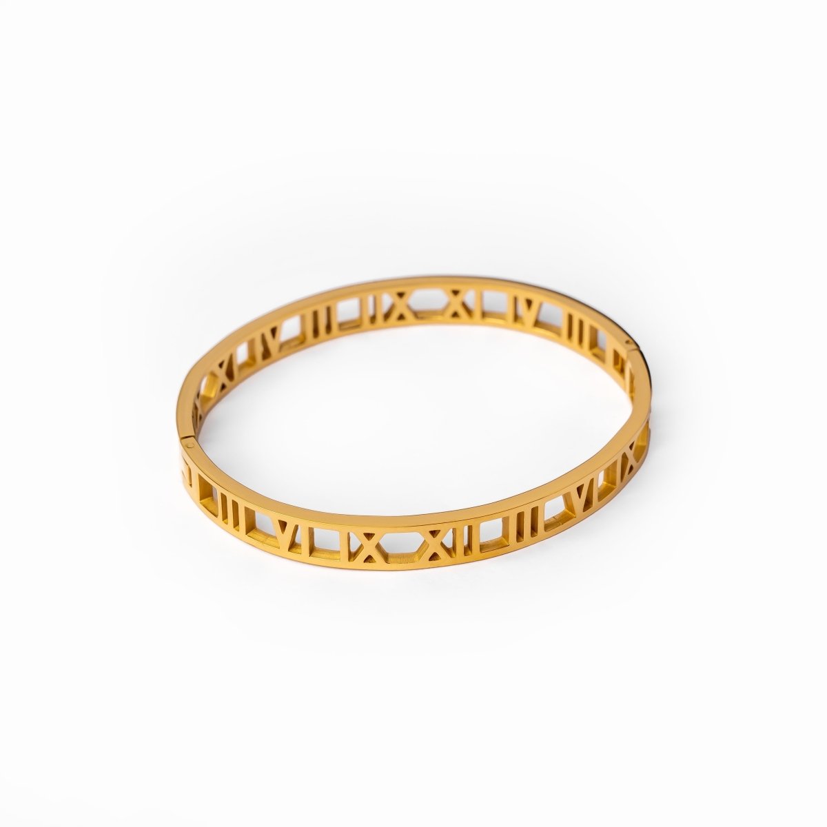Roman Numeral Bracelet 18k Gold Plated