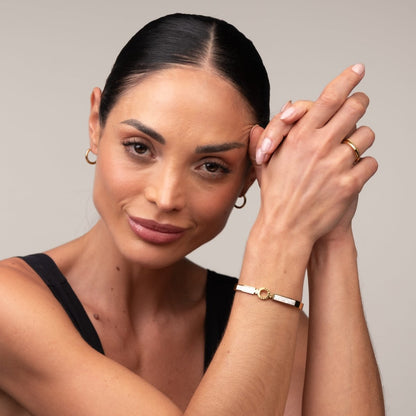 Aura Cuff Bracelet 18k Gold Plated