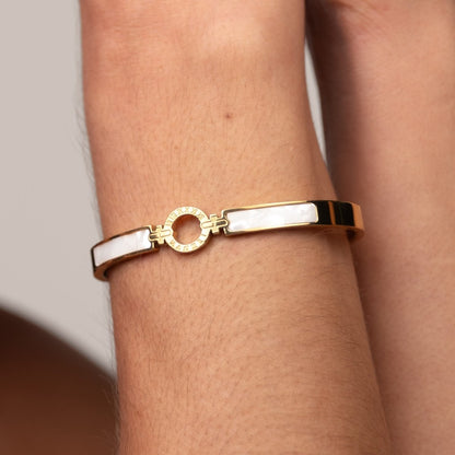 Aura Cuff Bracelet 18k Gold Plated