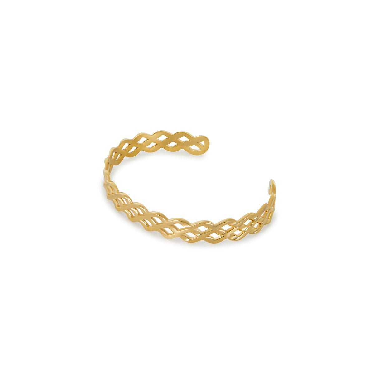 Blogger Bangle - 18k Gold Plated