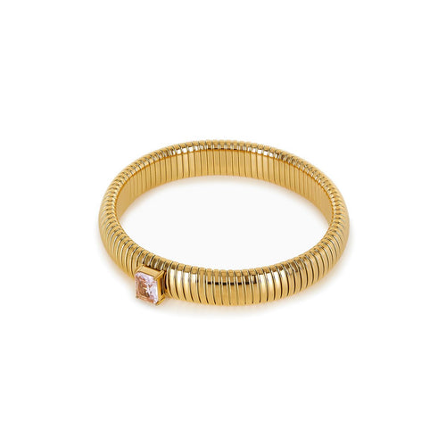Capri Bangle Bracelet 18k Gold Plated