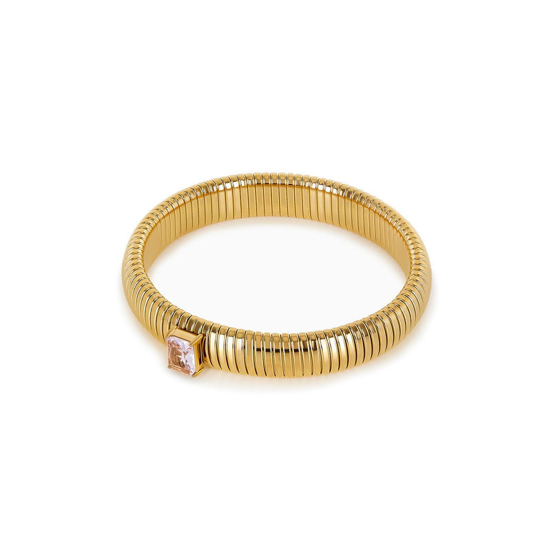 Capri Bangle Bracelet 18k Gold Plated