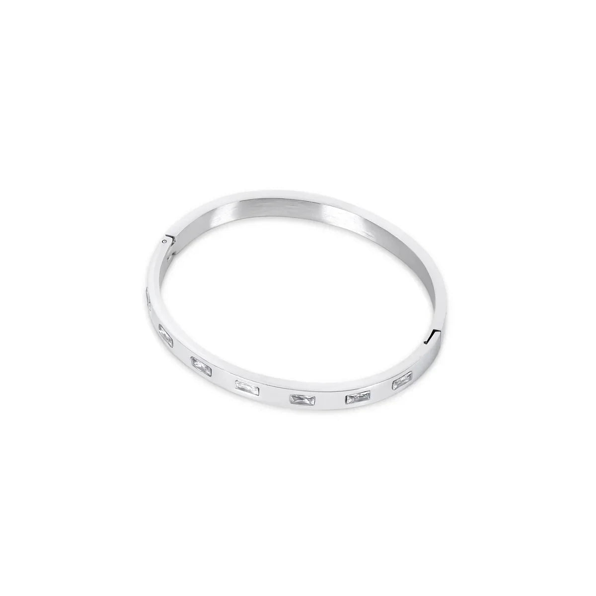 Carved Cuff Bracelet – Silver