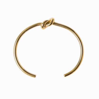 Center Knot Bracelet 18k Gold Plated