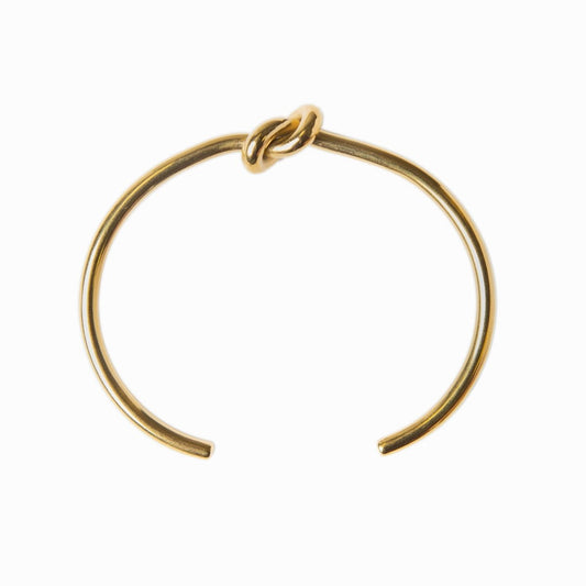 Center Knot Bracelet 18k Gold Plated