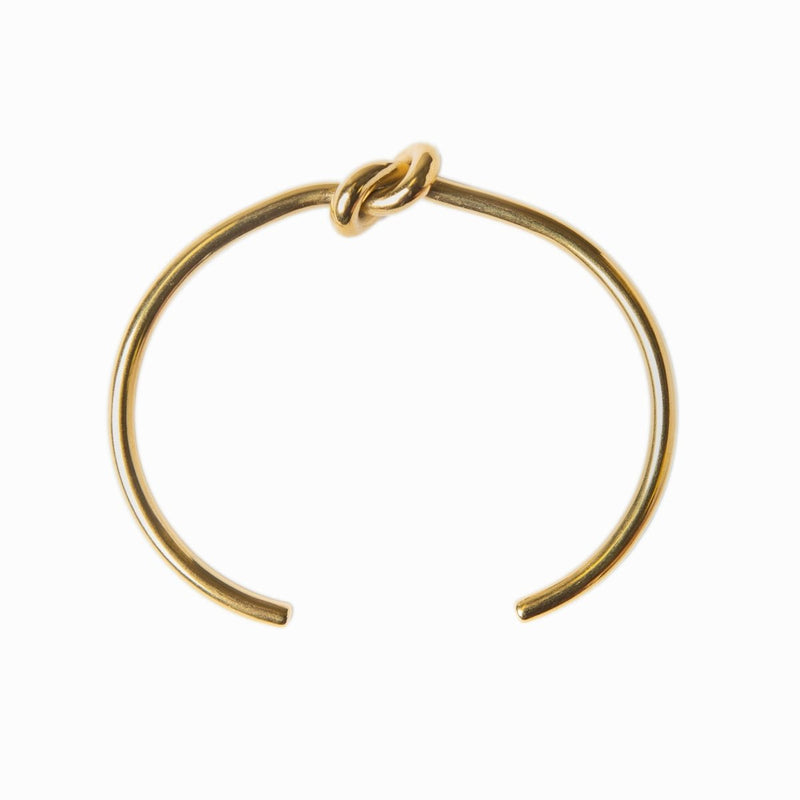 Center Knot Bracelet 18k Gold Plated