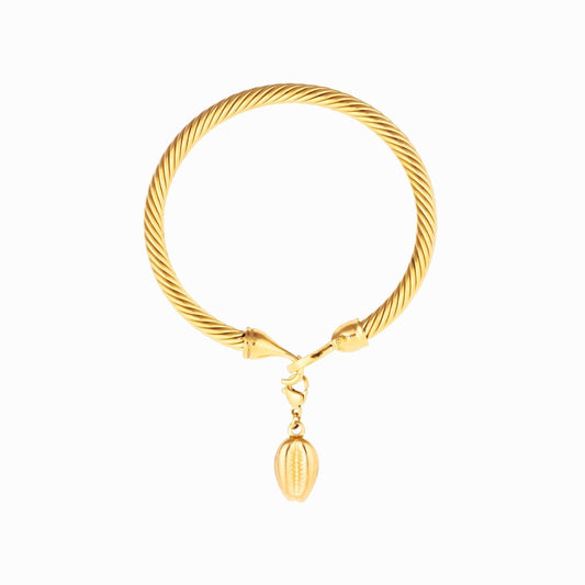 Hana Shell Bracelet 18k Gold Plated