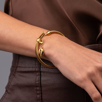 Hana Shell Bracelet 18k Gold Plated
