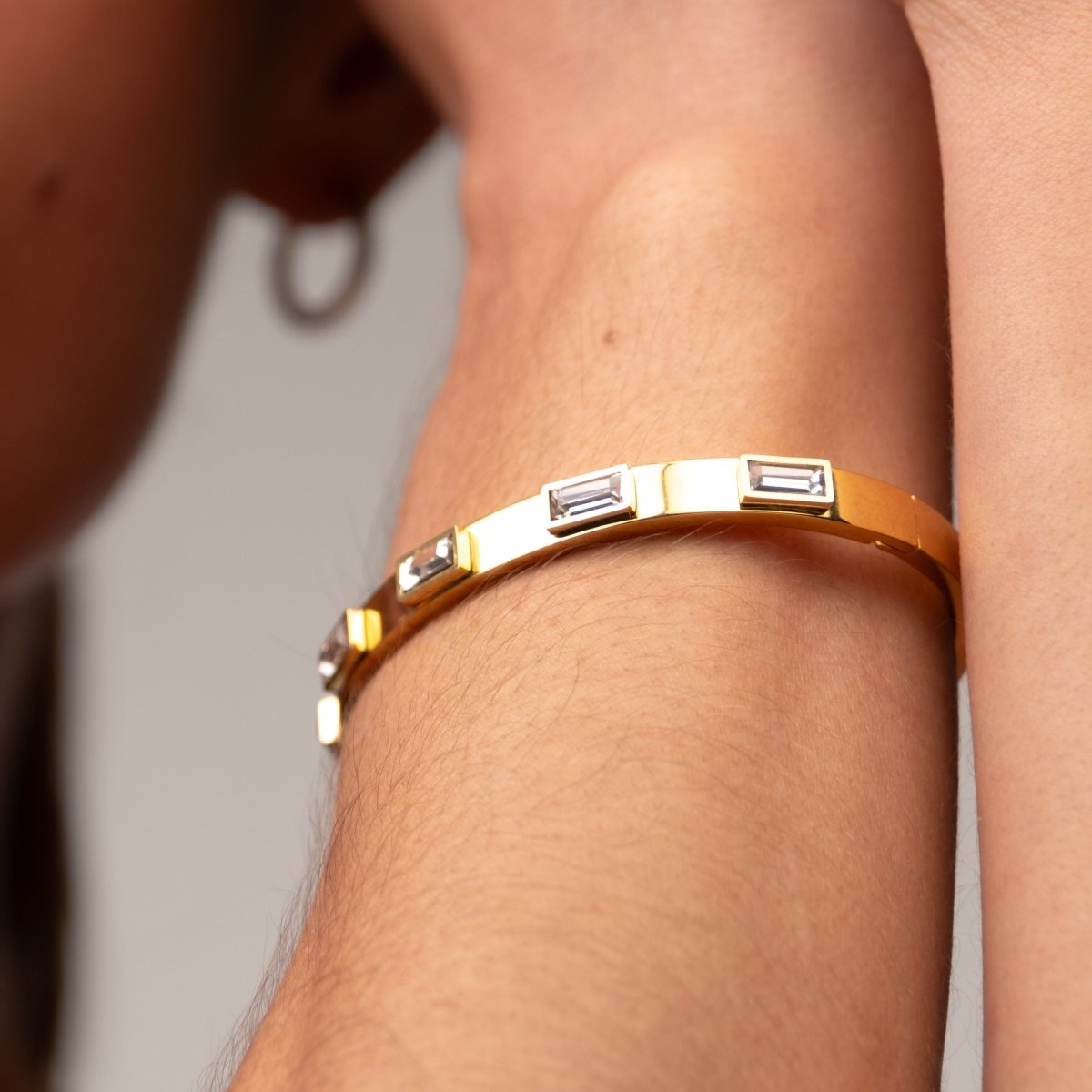 Marquise Crystals Bracelet 18k Gold Plated