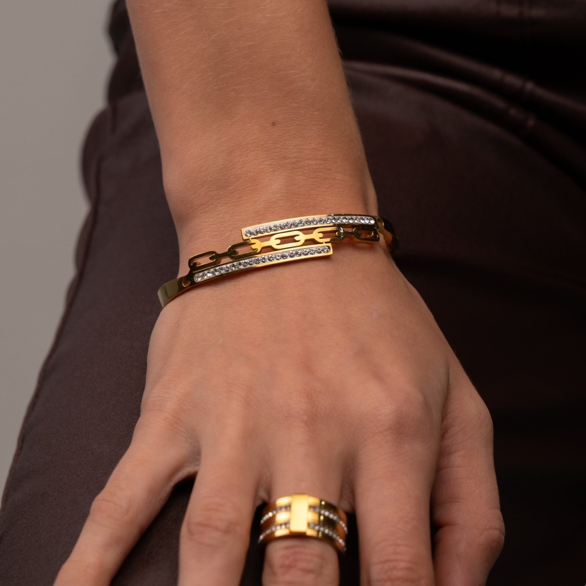 Donatela Bracelet 18k Gold Plated