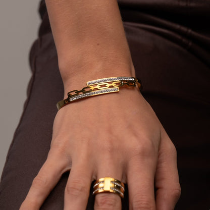 Donatela Bracelet 18k Gold Plated