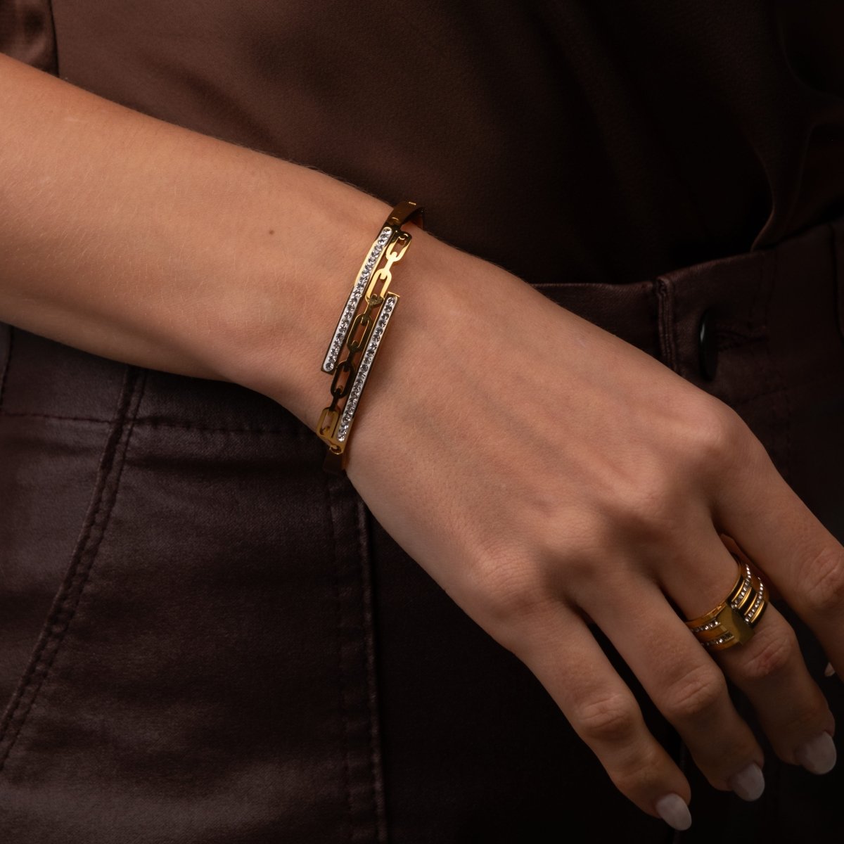 Donatela Bracelet 18k Gold Plated