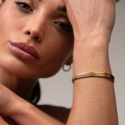 Elos Link Bracelet 18k Gold Plated