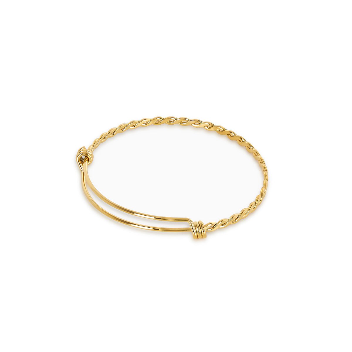Eva Delicate Bangle Bracelet 18k Gold Plated