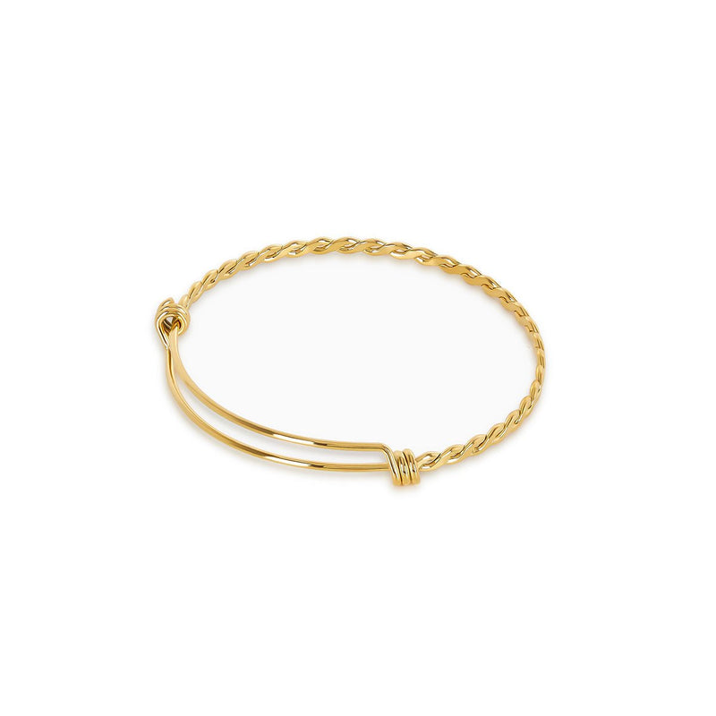 Eva Delicate Bangle Bracelet 18k Gold Plated