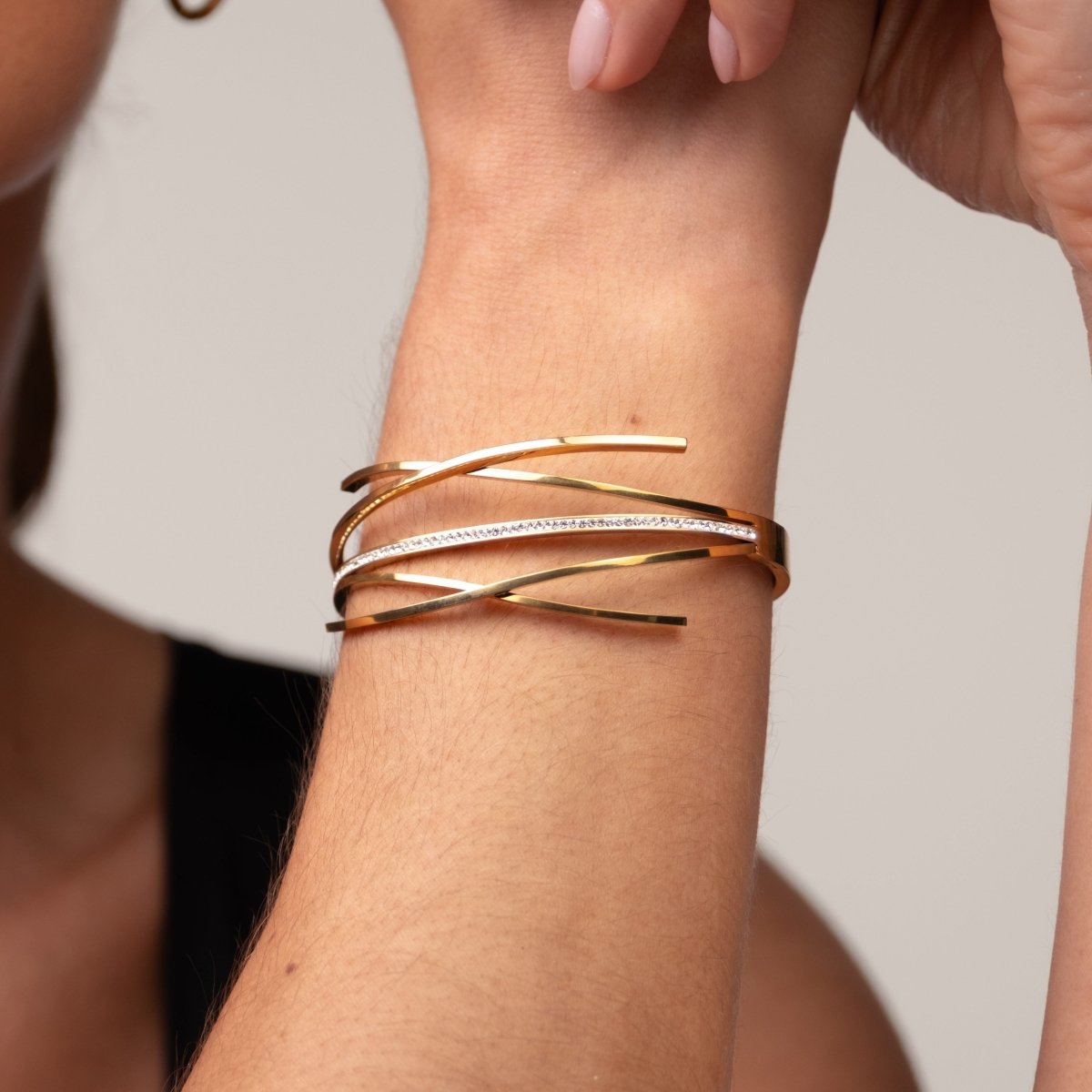 Florence Zirconia Bracelet 18k Gold Plated
