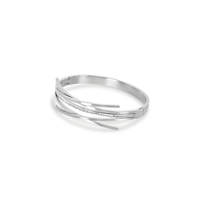 Florence Zirconia Bracelet 18k Gold Plated - Silver
