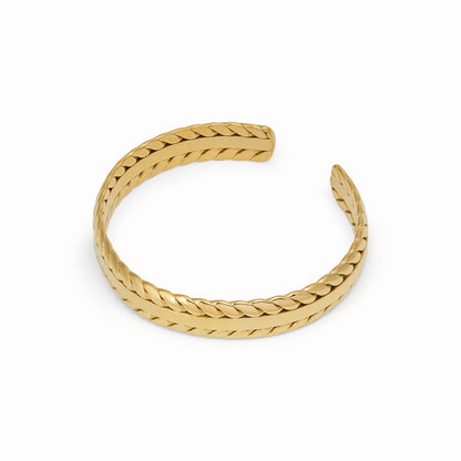 Golden Leaves Bracelet 18k Gold Plated