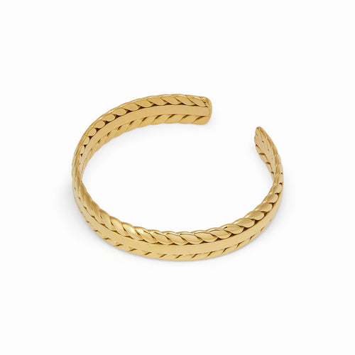 Golden Leaves Bracelet 18k Gold Plated