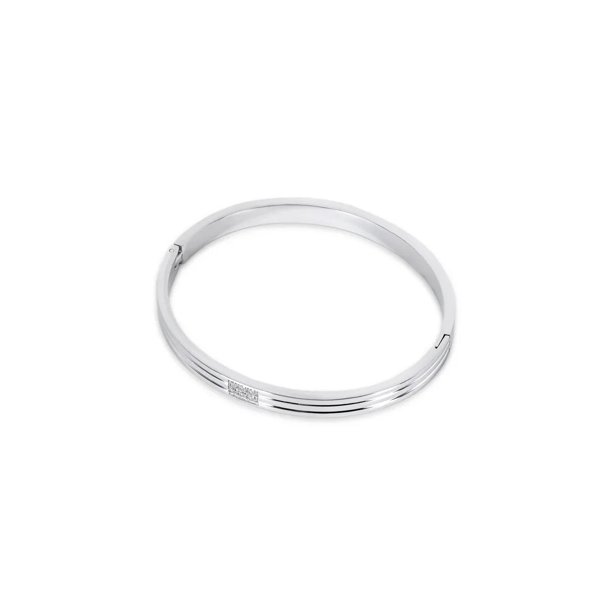 Hanna Cuff Bracelet – Silver