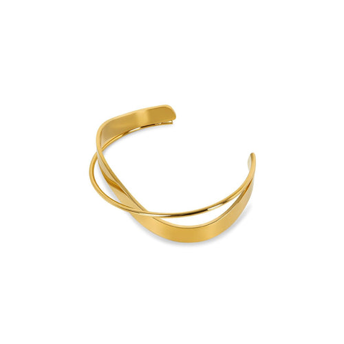 Inter Bangle Bracelet 18k Gold Plated