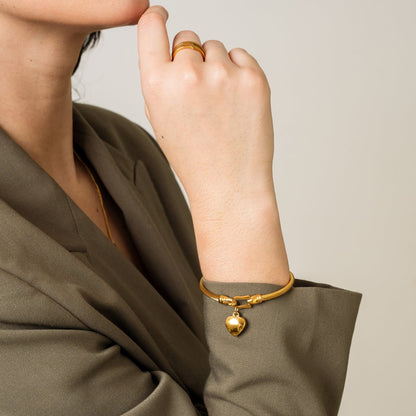 Love Cuff Bracelet – 18k Gold Plated
