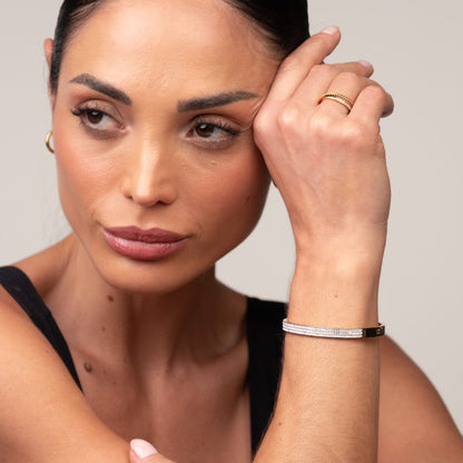 Luxe Bangle Bracelet 18k Gold Plated