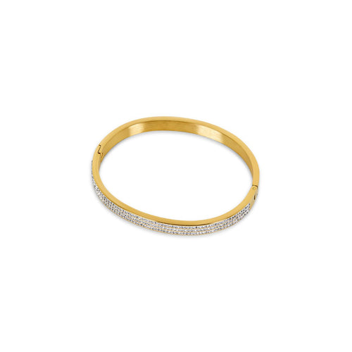 Luxe Bangle Bracelet 18k Gold Plated