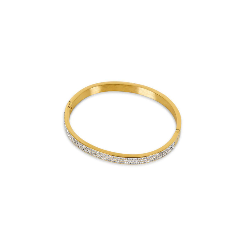 Luxe Bangle Bracelet 18k Gold Plated