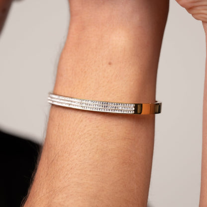 Luxe Bangle Bracelet 18k Gold Plated