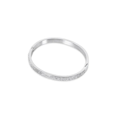 Luxe Bangle Bracelet - Silver