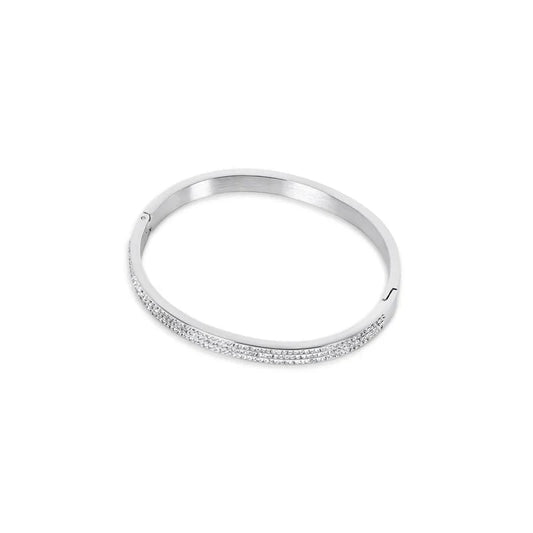 Luxe Bangle Bracelet - Silver