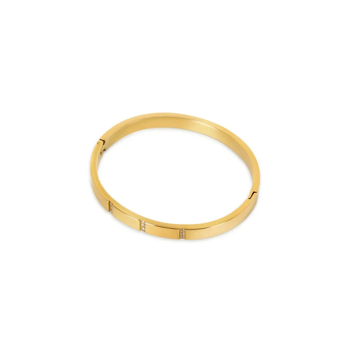 Minimal Cuff Bracelet – 18k Gold Plated