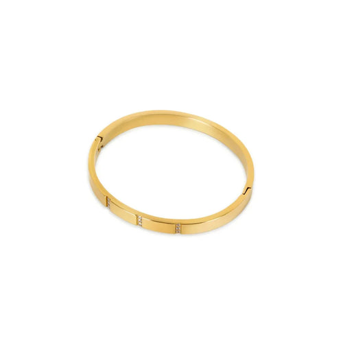 Minimal Cuff Bracelet – 18k Gold Plated