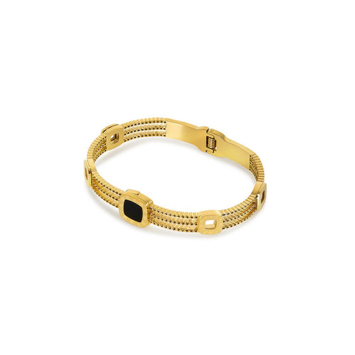 Onyx Summer Bracelet 18k Gold Plated