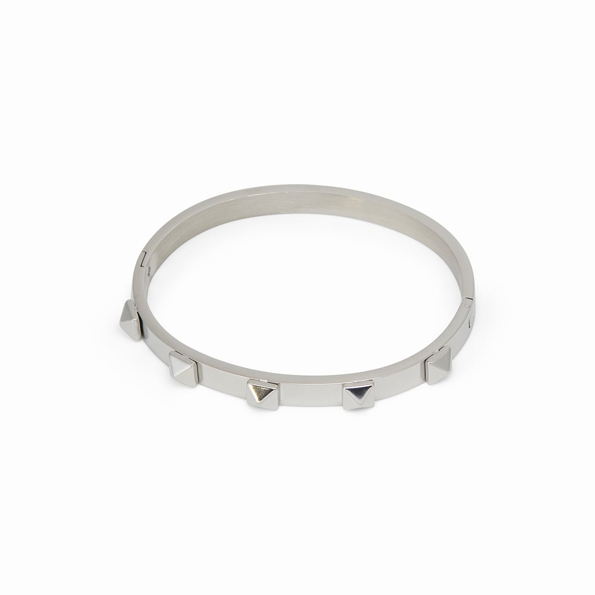 Studs Bracelet 18k Gold Plated - Silver