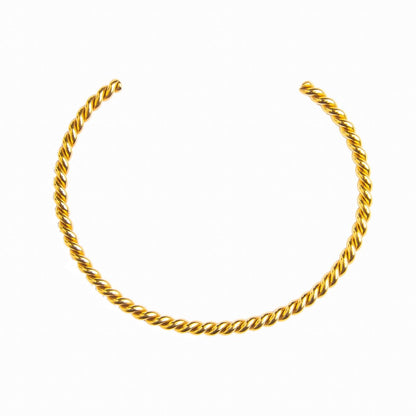 Twist Bracelet 18k Gold Plated