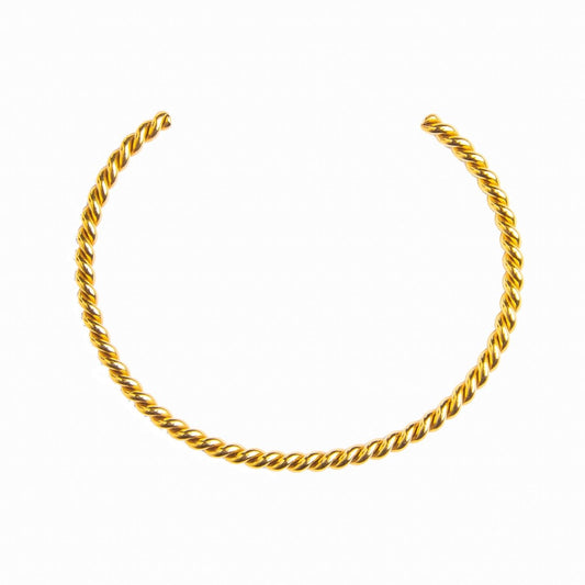 Twist Bracelet 18k Gold Plated
