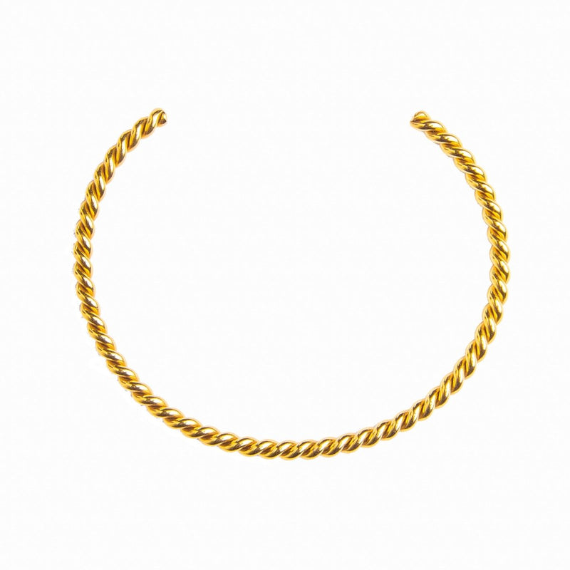 Twist Bracelet 18k Gold Plated