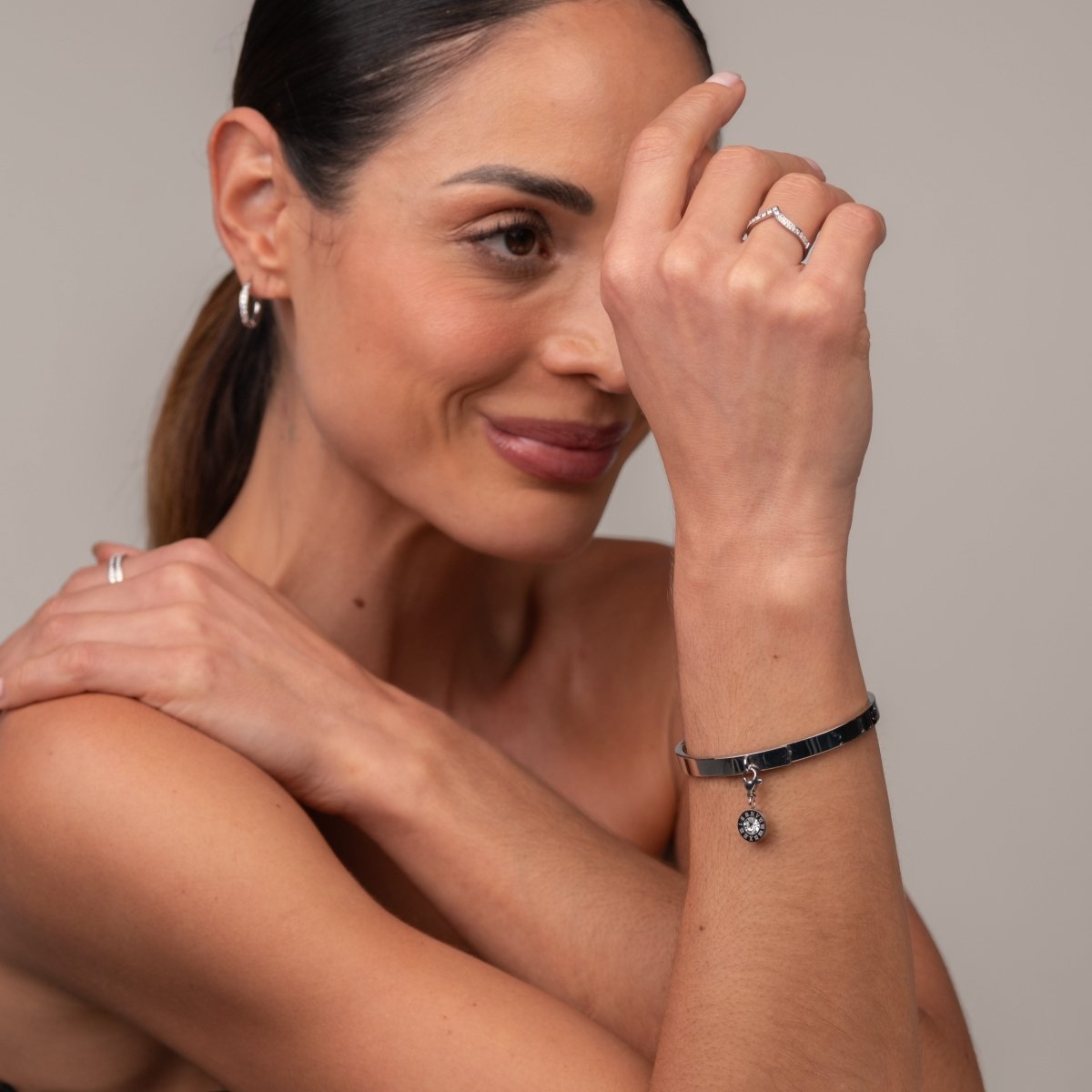 Uniq Cuff Bracelet - Silver