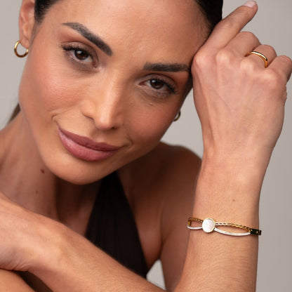 Venus Cuff Bracelet – 18k Gold Plated