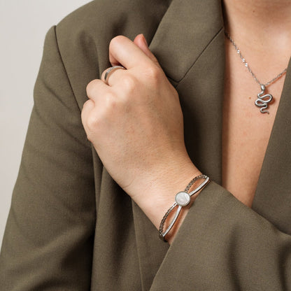 Venus Cuff Bracelet – Silver