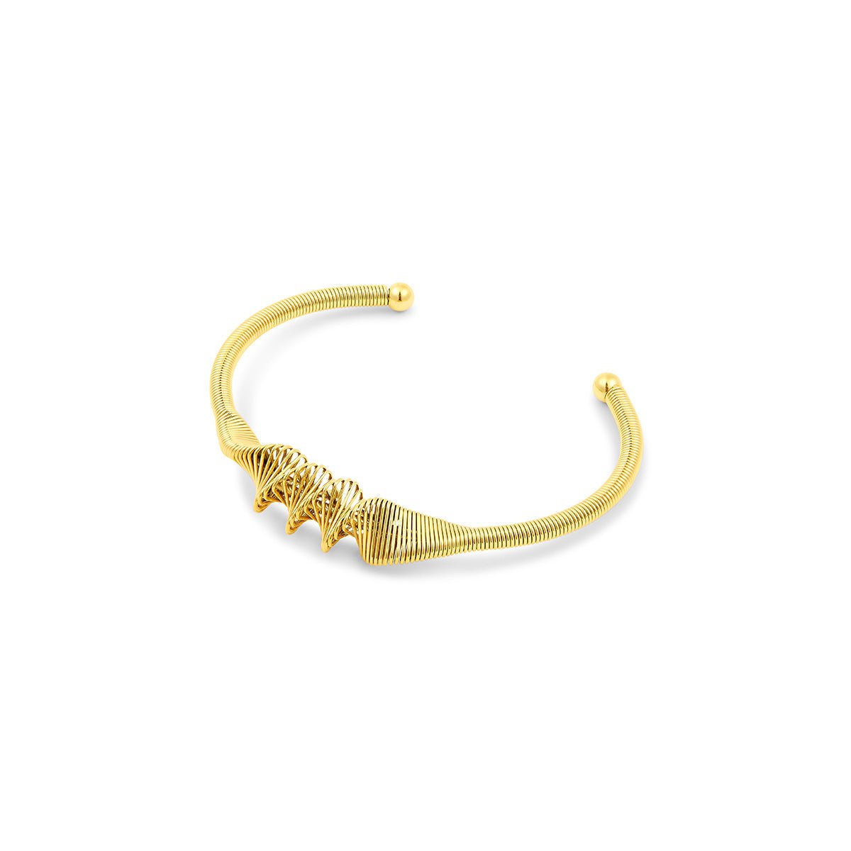 Wave Bracelet 18k Gold Plated